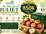 Táo Hữu Cơ Pháp Juliet chỉ 850k/ thùng 17kg