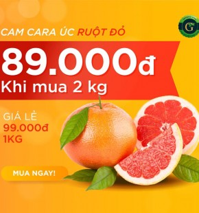 BIG SALE CAM CARA RUỘT ĐỎ ÚC CHỈ 89K/KG
