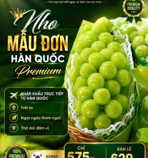 Mẫu Đơn Hàn Quốc chỉ 575k/kg khi mua thùng 2kg.