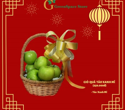 GIỎ QUÀ TÁO XANH MỸ
