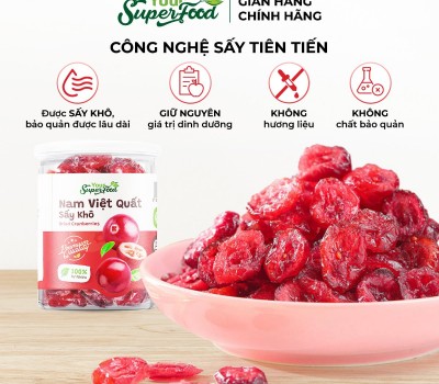NAM VIỆT QUẤT SẤY KHÔ SUPER FOOD