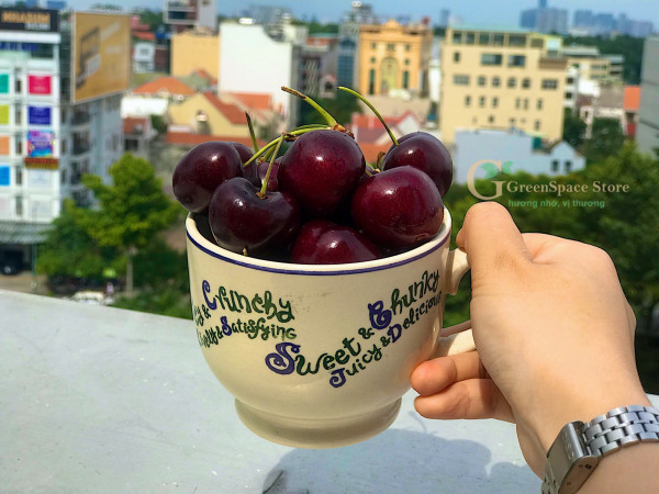 Sơ chế sạch sẽ cherry